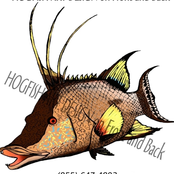 GET HOOKED S.I.C. HOGFISH L/S size 2XL DARK BLUE NEW WITH TAGS Made in the USA - Picture 7 of 8